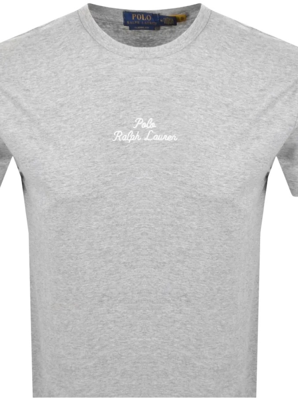 POLO Ralph Lauren Light Gray Crew Neck Short Sleeve Tee